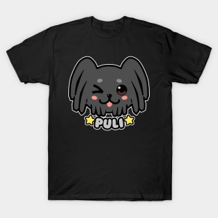 KAWAII Puli Dog Face T-Shirt